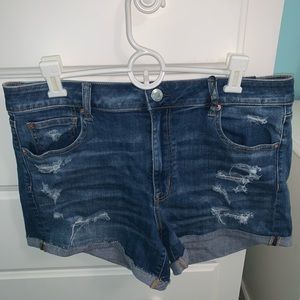 American Eagle Distressed Jean Shorts